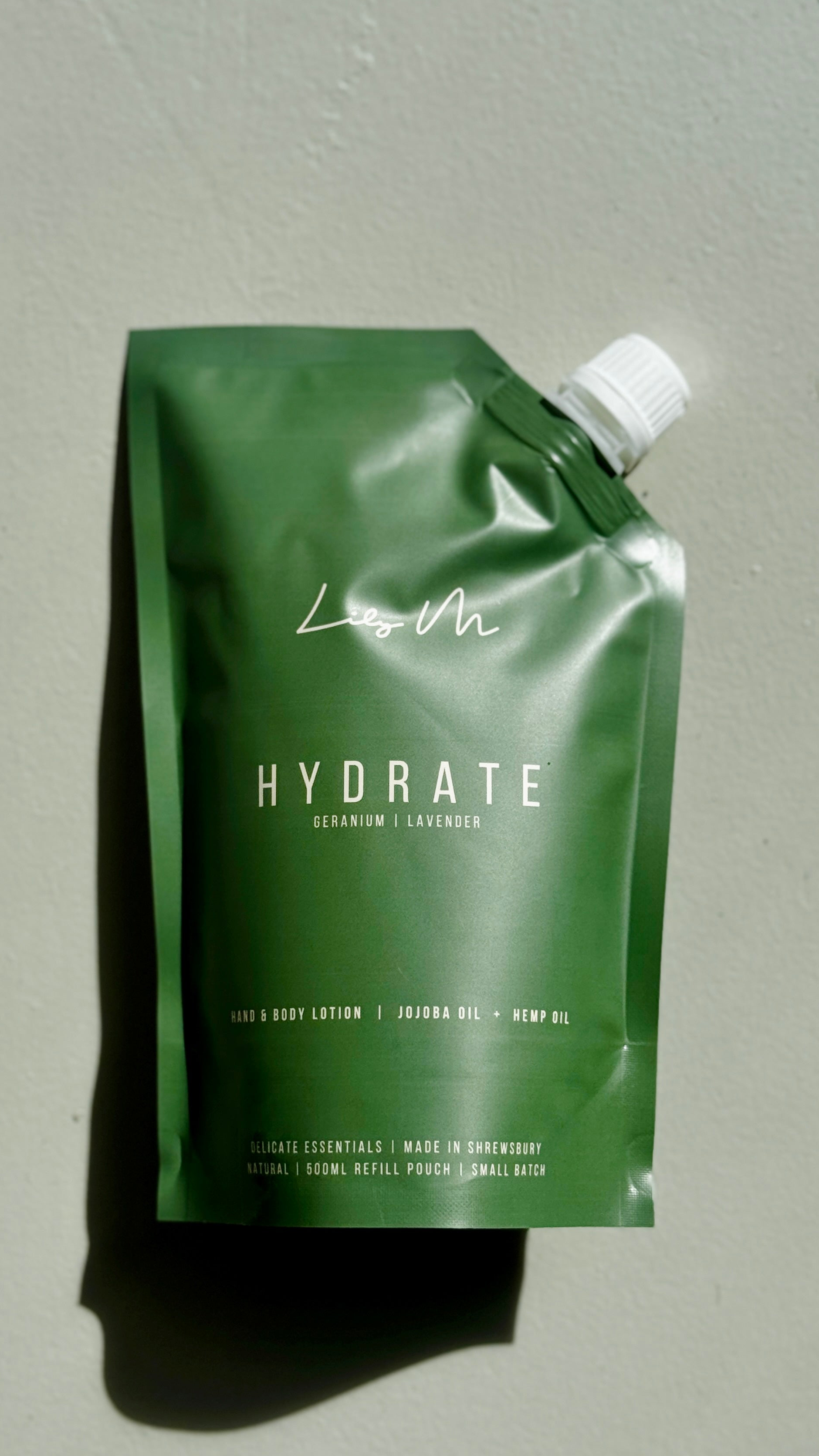 Refill Pouch Hydrate Geranium & Lavender Hand & Body Lotion - 500ml