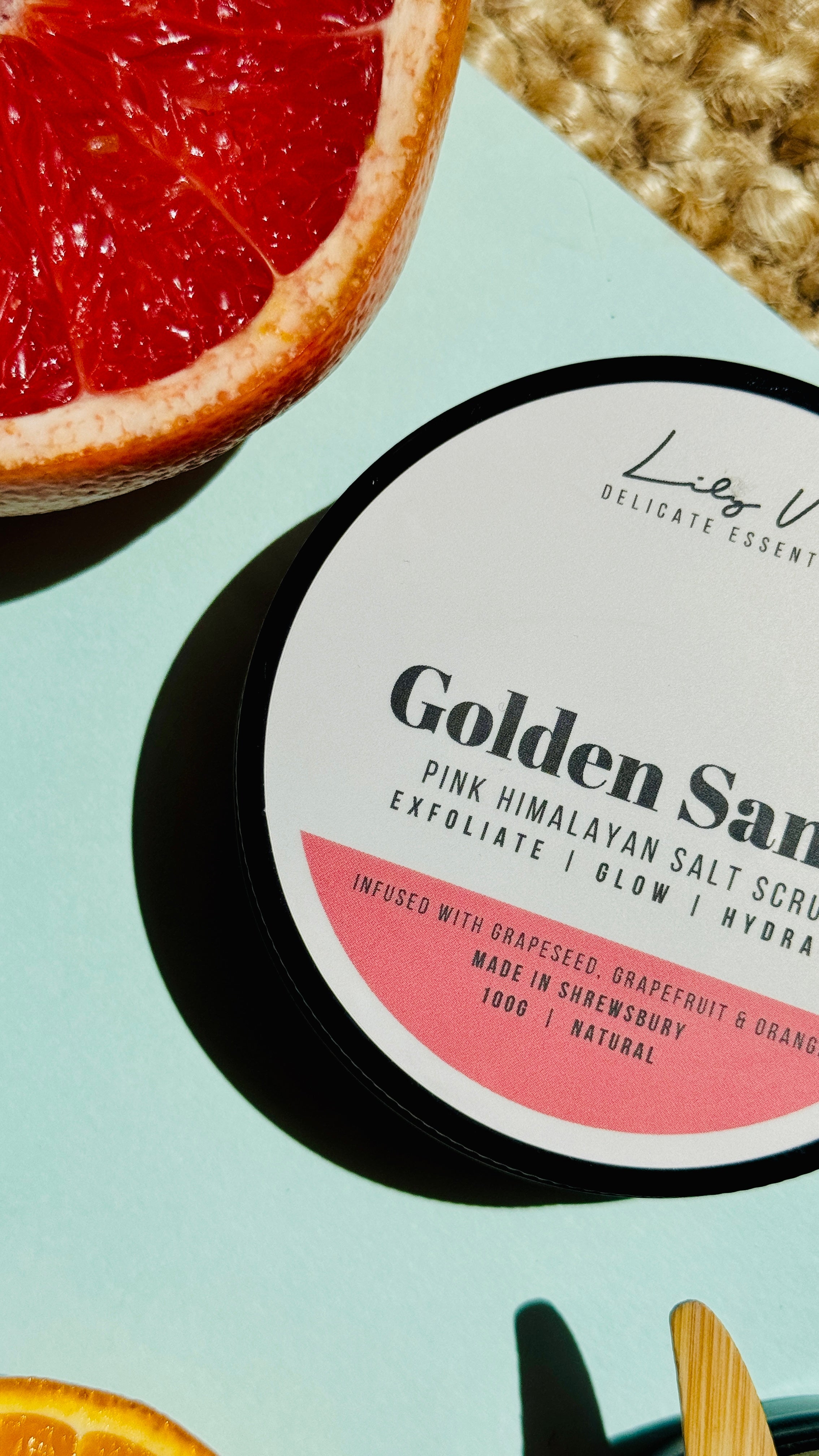 100ml Himalayan Salt Golden Sands Body Scrub