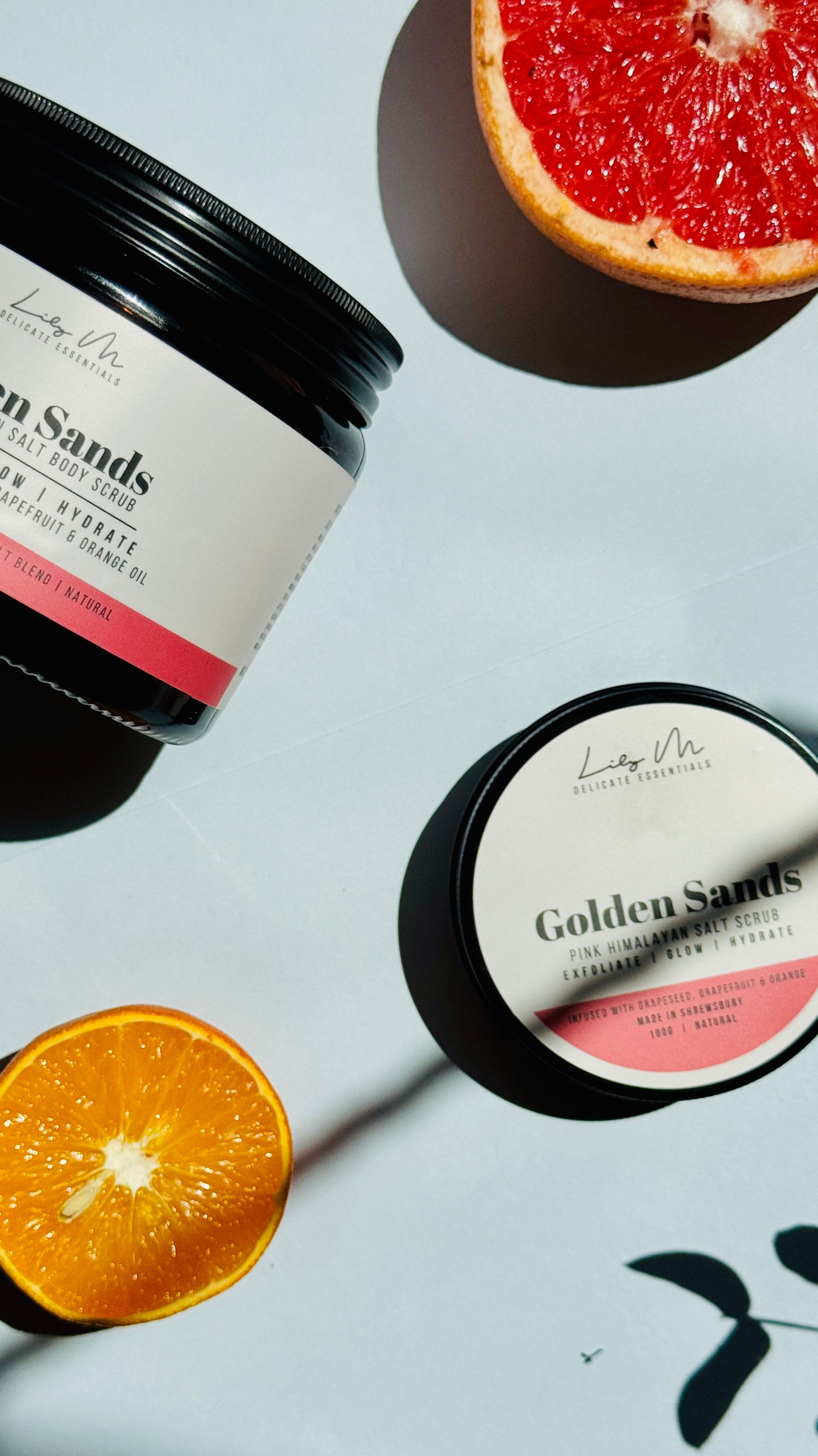 500ml Himalayan Salt Golden Sands Body Scrub