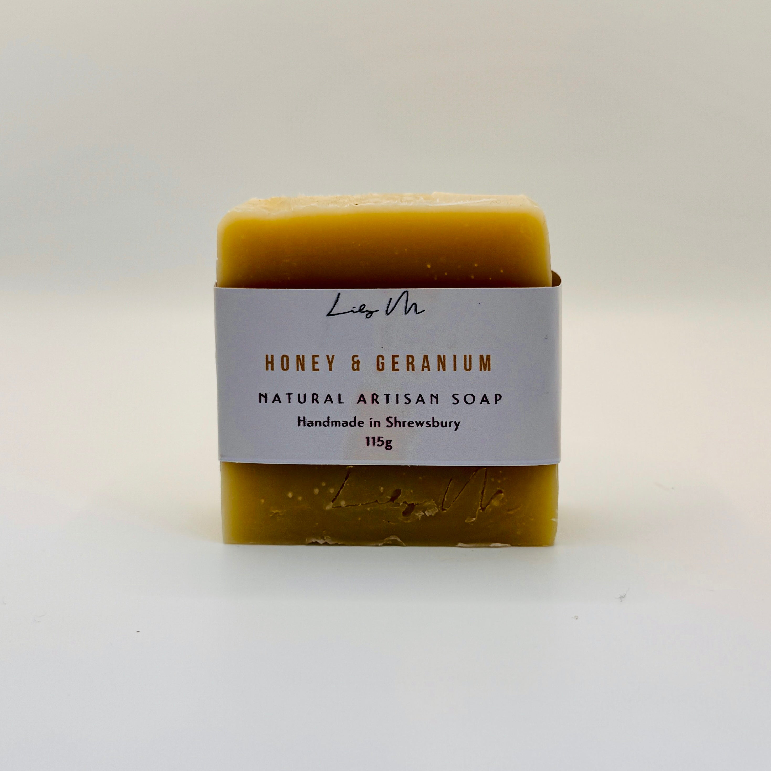 Honey & Geranium Soap Body Bar
