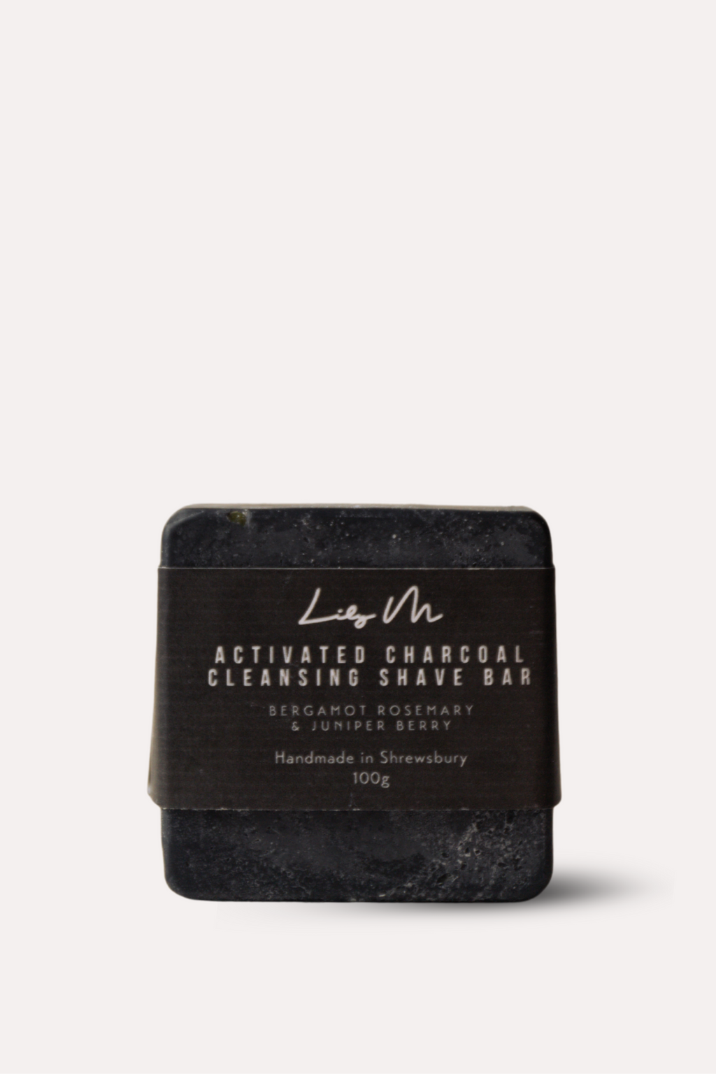 Cleansing Bergamot Juniper Berry & Rosemary Charcoal Face Cleanser Bar/ shave bar