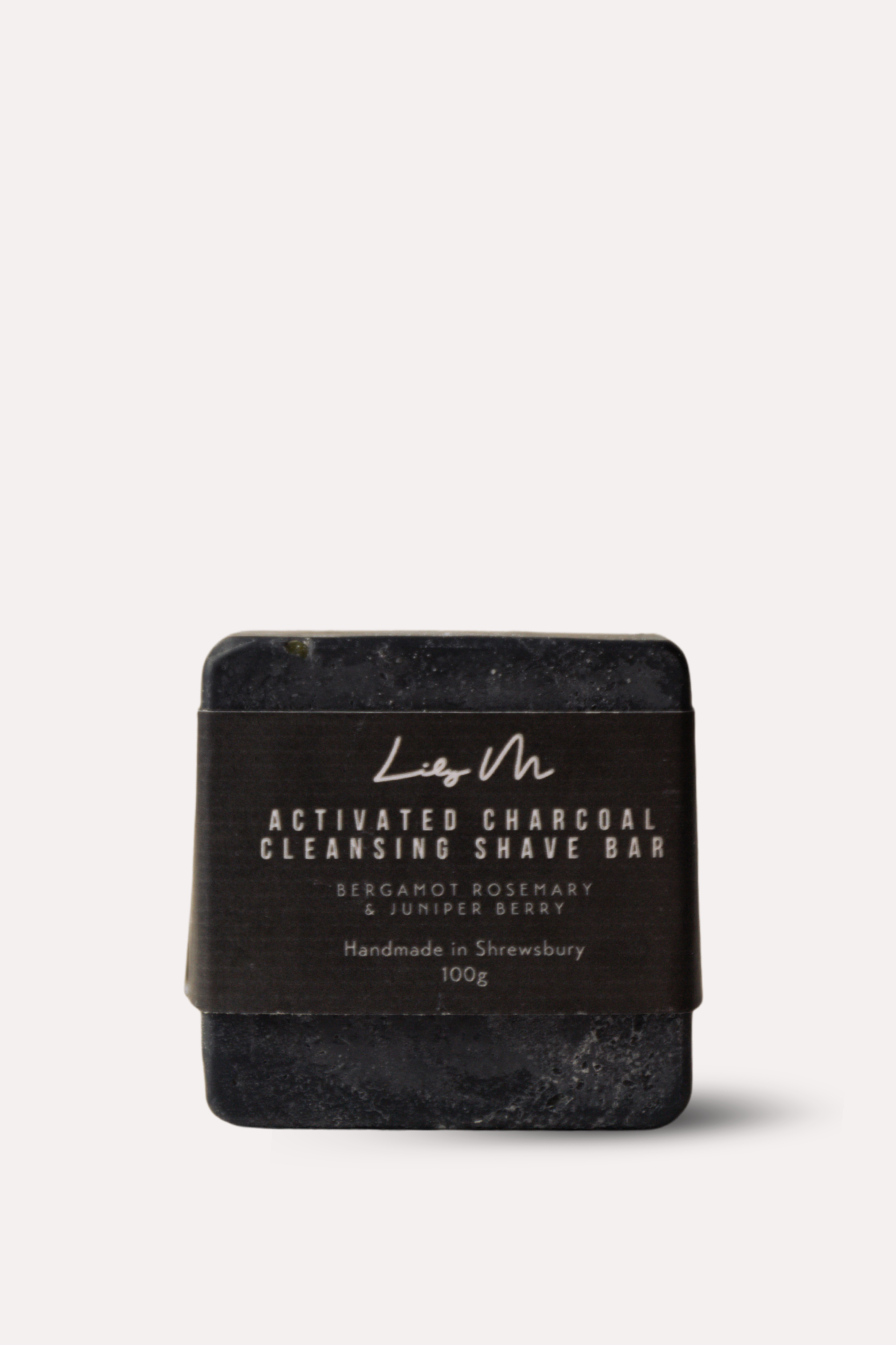 Cleansing Bergamot Juniper Berry & Rosemary Charcoal Face Cleanser Bar/ shave bar
