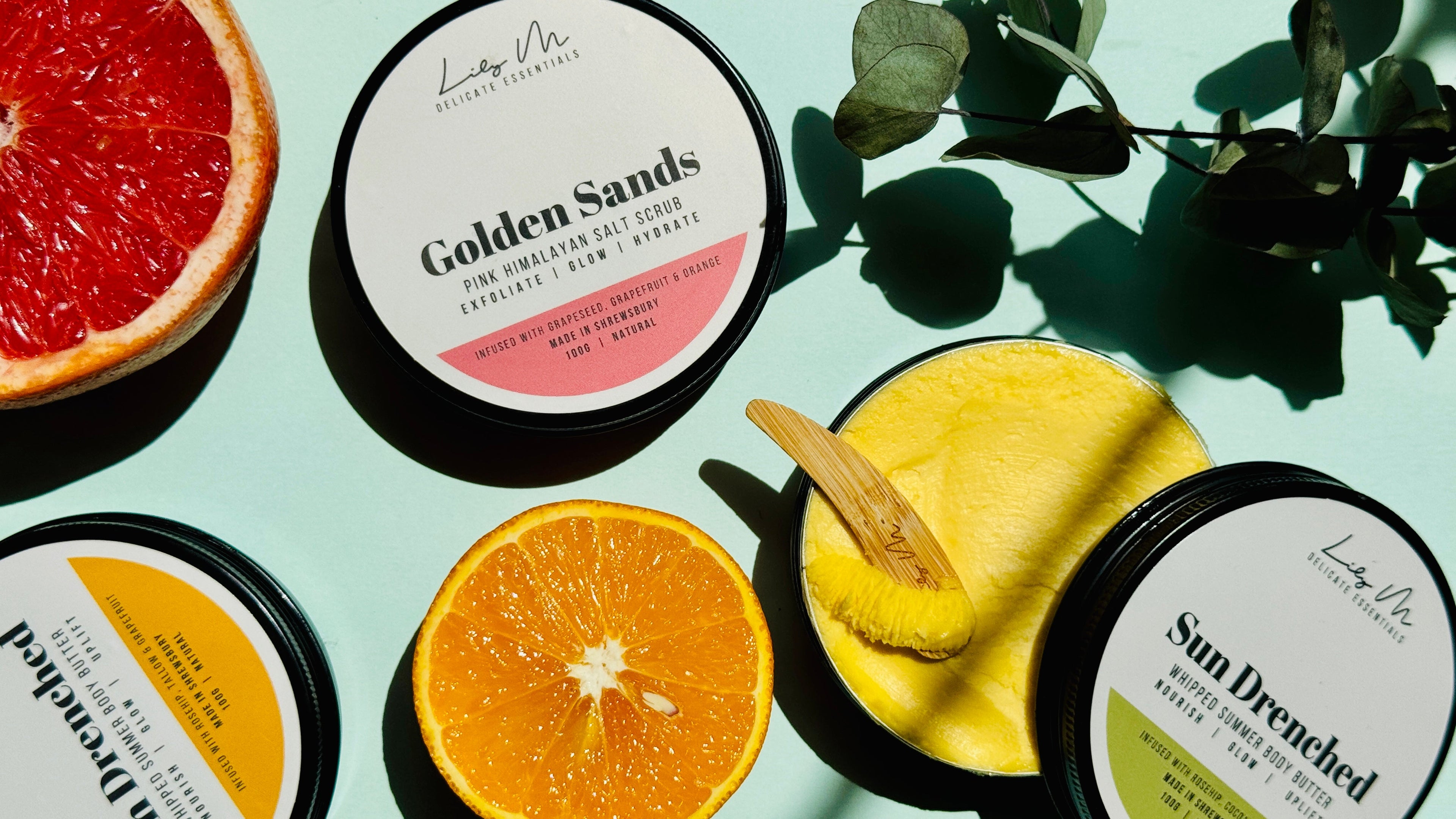 100ml Himalayan Salt Golden Sands Body Scrub