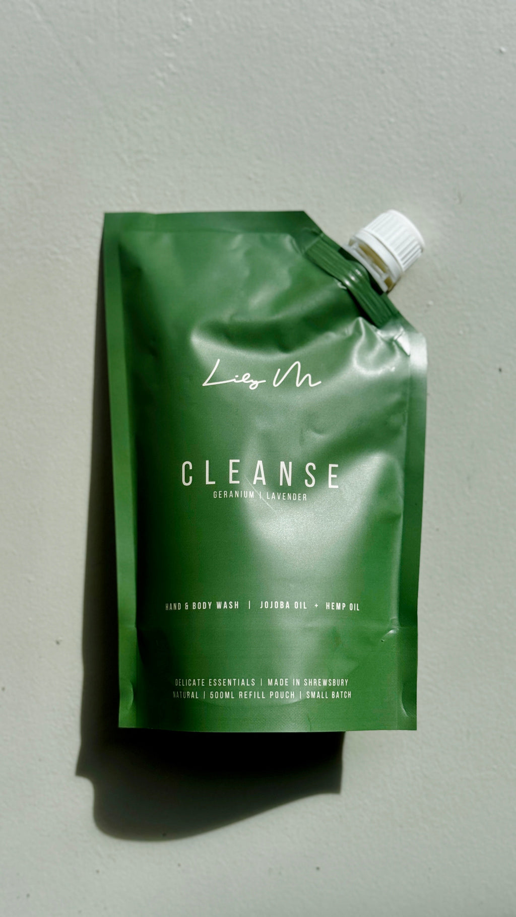 Refill Pouch Cleanse Geranium & Lavender Hand & Body Wash - 500ml