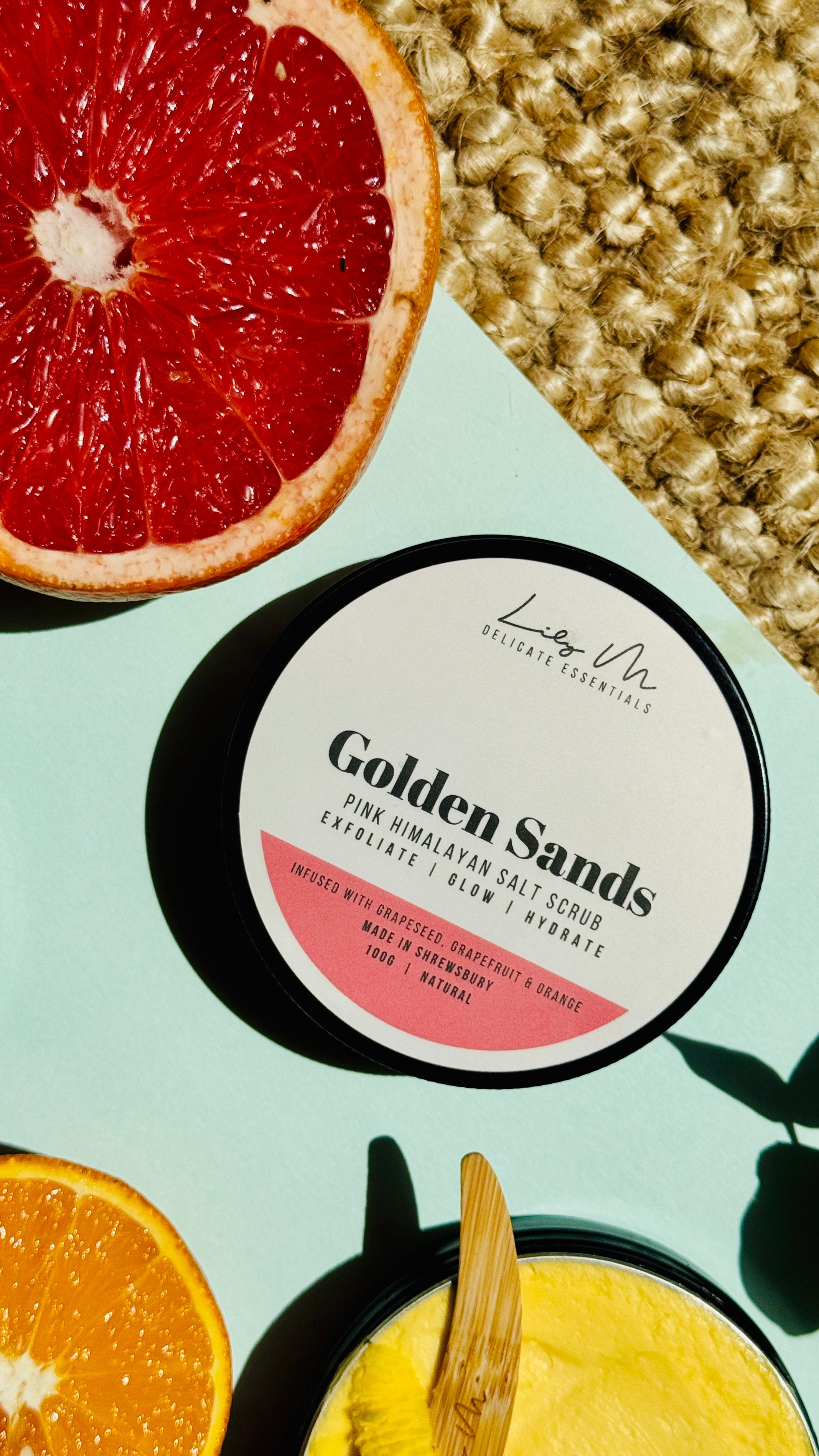 100ml Himalayan Salt Golden Sands Body Scrub
