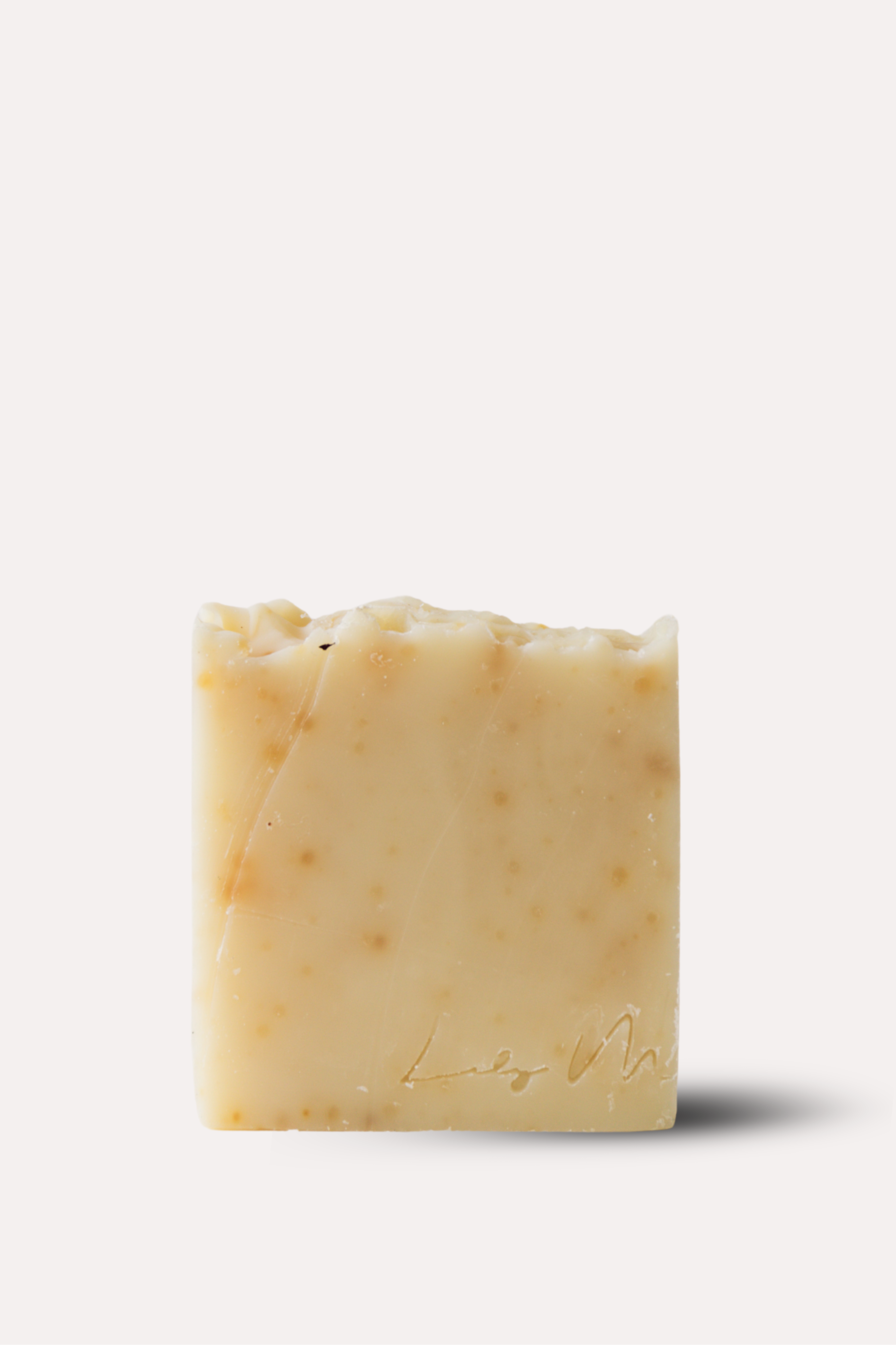 Bar of soap on a white background