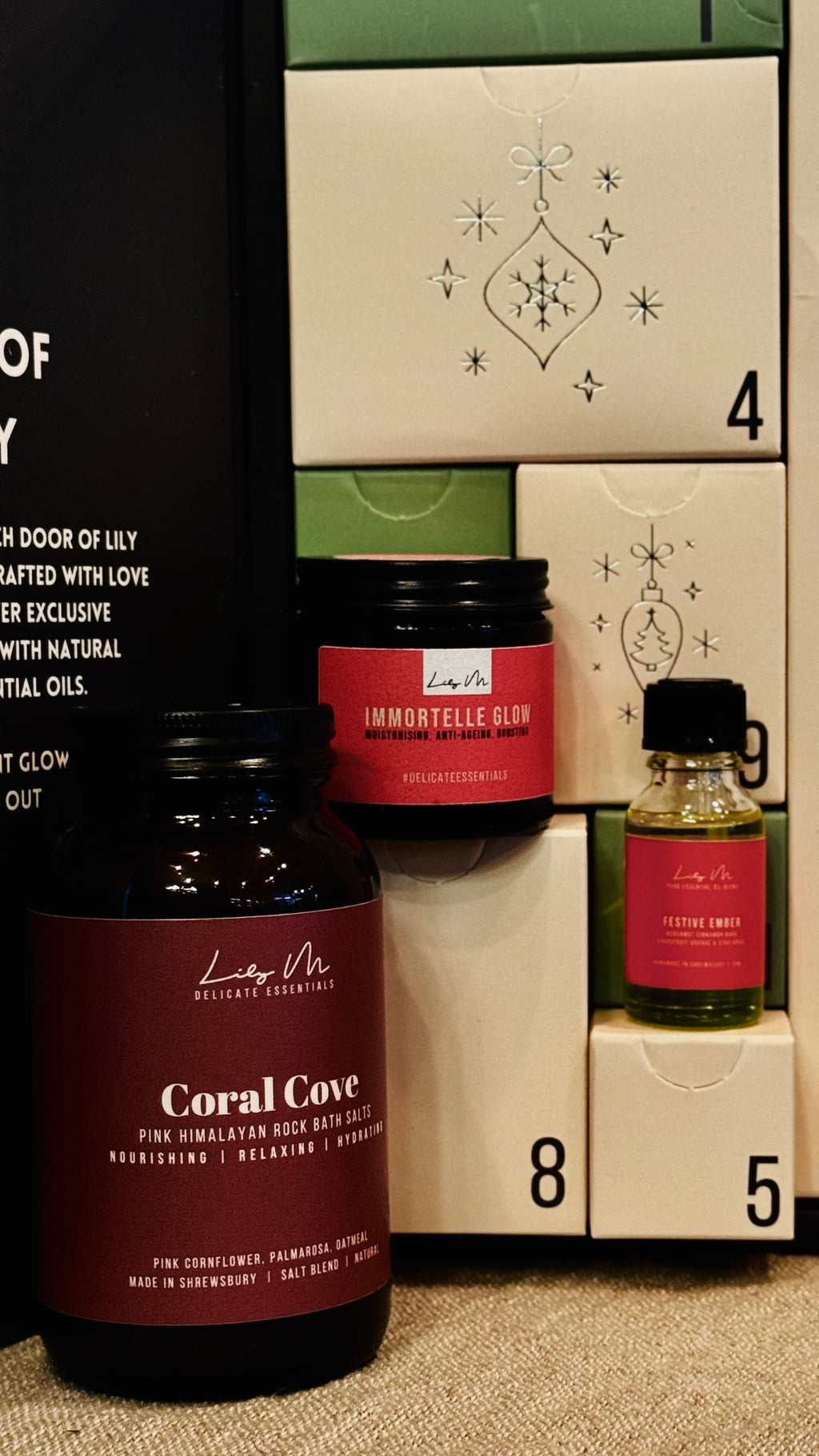 The Lily M 12 Days of Beauty Advent Calendar