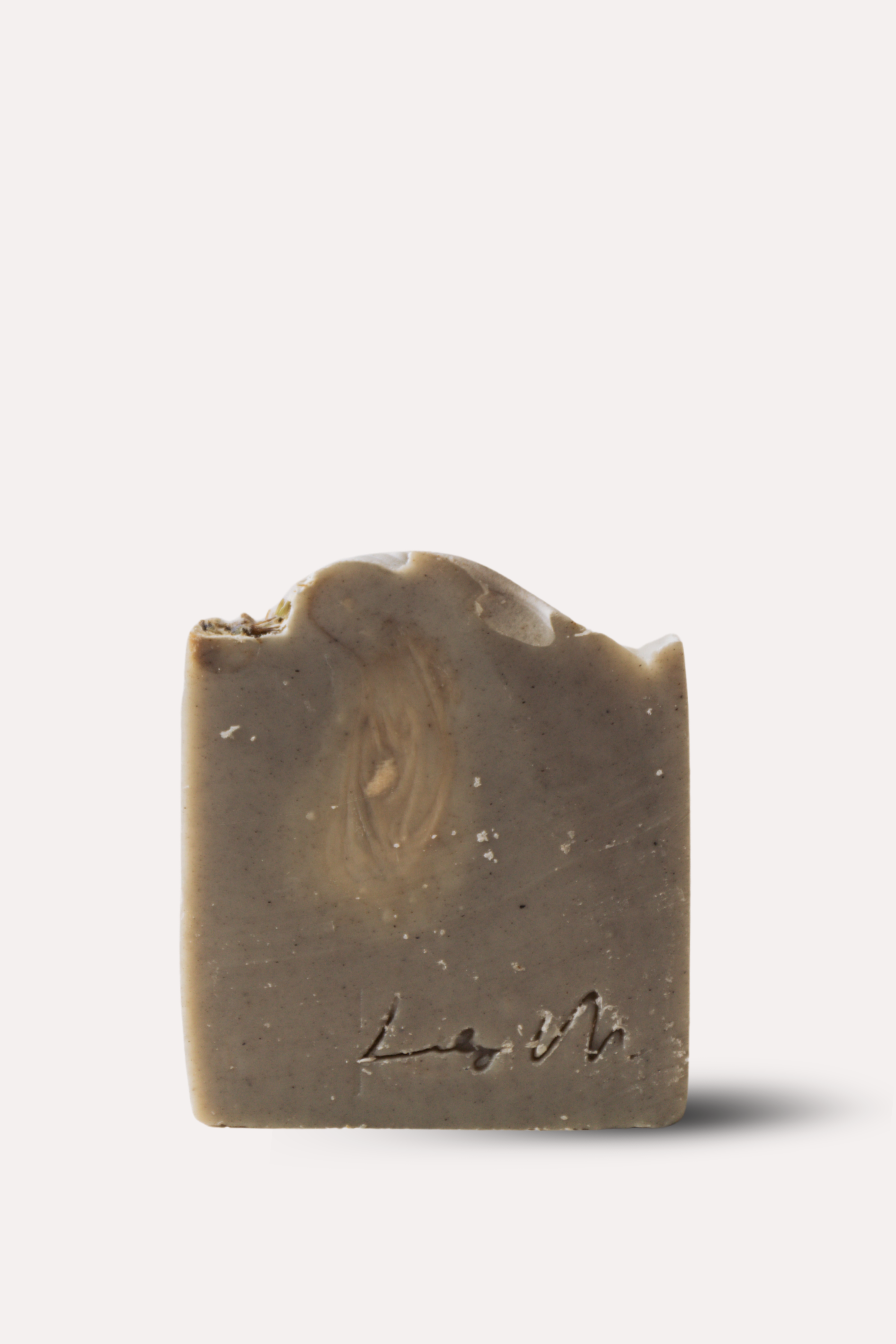 Bar of soap on a white background