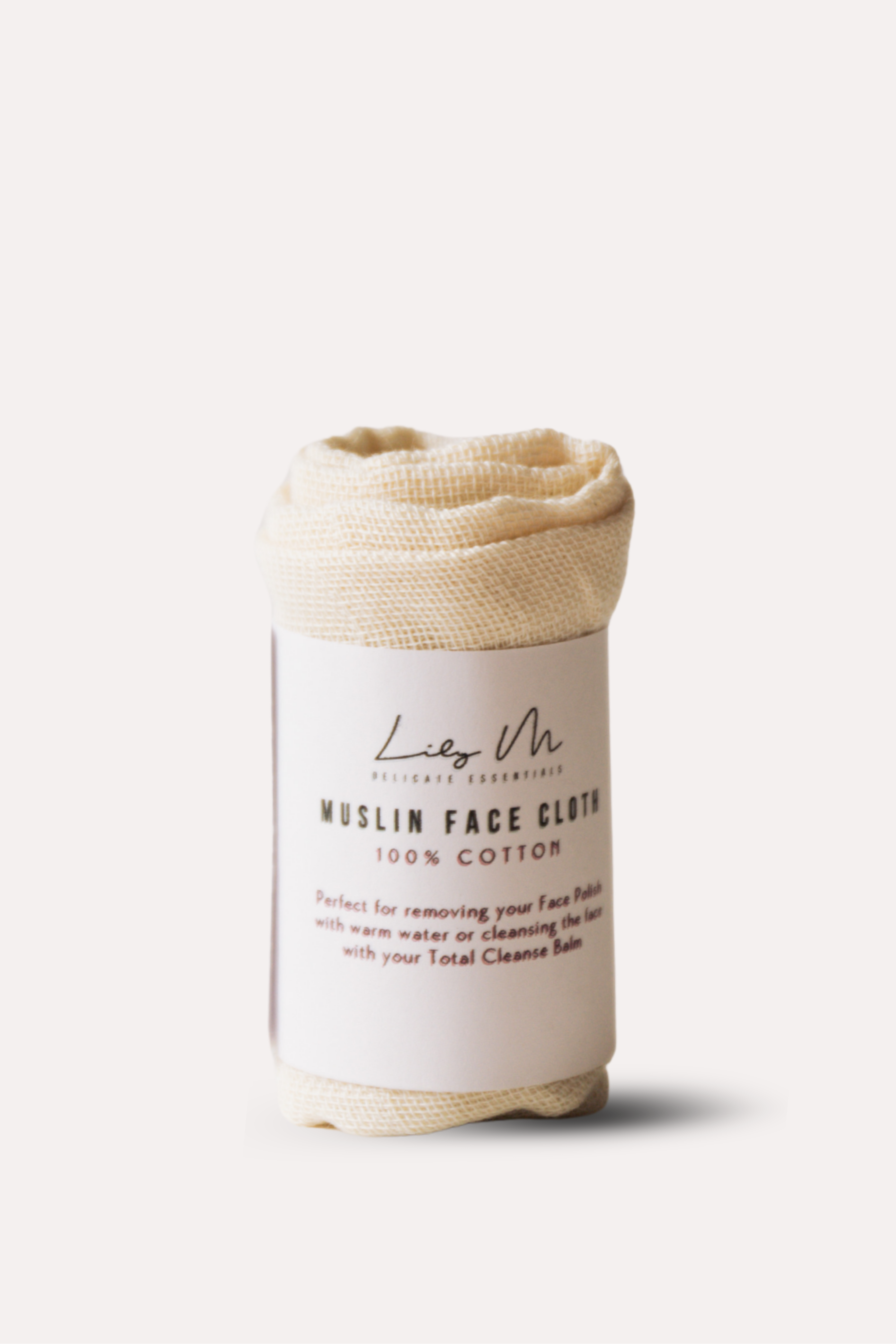 Organic Cotton Muslin Facecloth